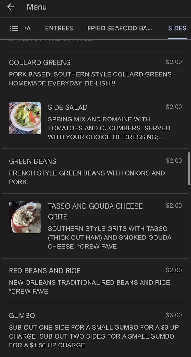 Dat Cajun Place Cafe Menu - Image 3